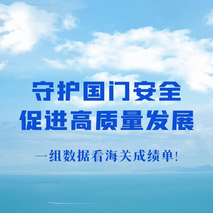 数读“十四五”答卷丨守护国门安全、促进高质量发展 一组数据看海关成绩单！
