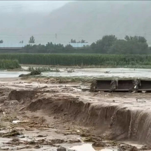 “没见过甘肃下这么大的雨”