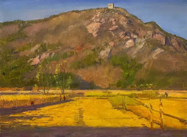 孙立新 | 北京密云山村油画风景写生