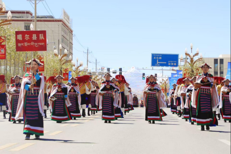 象雄文化旅游节舞动雪域团结赞歌（石榴花开 籽籽同心）