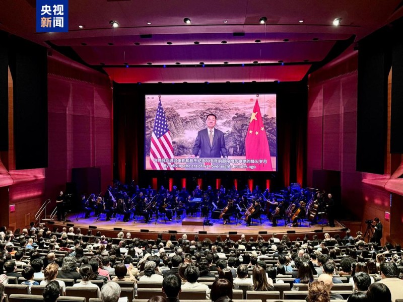 “同球共济 和平之声”电影音乐会在纽约举行