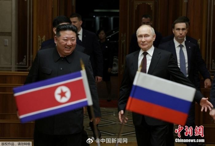 金正恩祝普京身体健康万事如意 普京对金正恩说请来我国做客