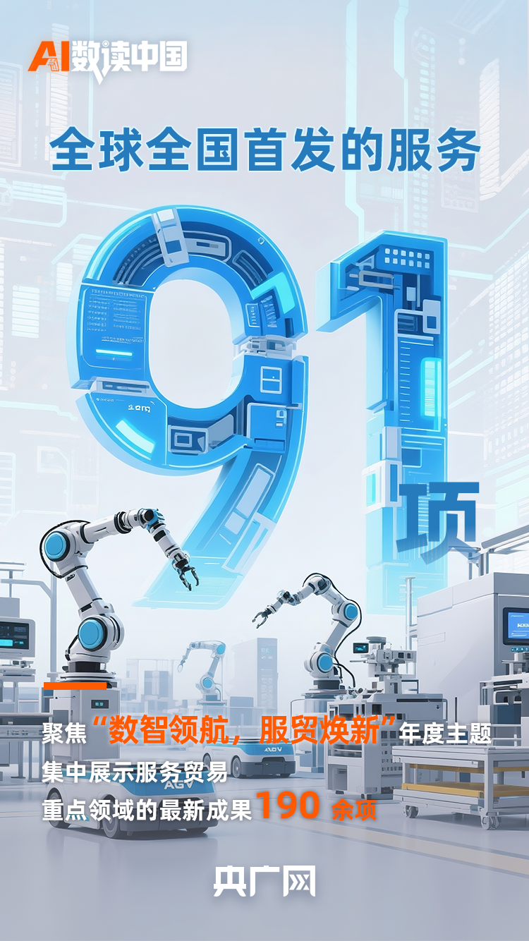 AI数读中国丨  91项服务全球全国首发！速读2025服贸会亮点