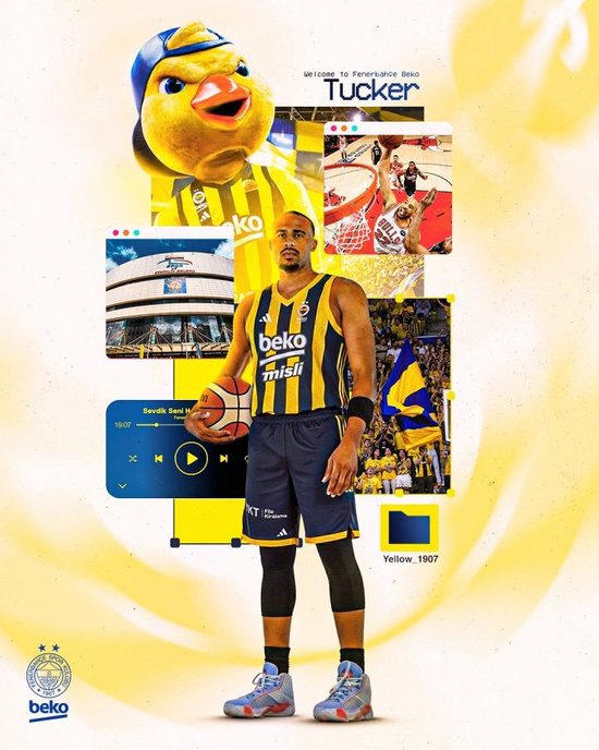 新秀即夺冠!24岁就告别NBA!官方:霍顿-塔克和费内巴切签约两年