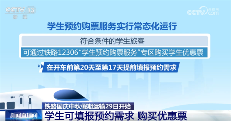国庆、中秋假期全国铁路预计发送旅客2.19亿人次 “多点发力”保障出行