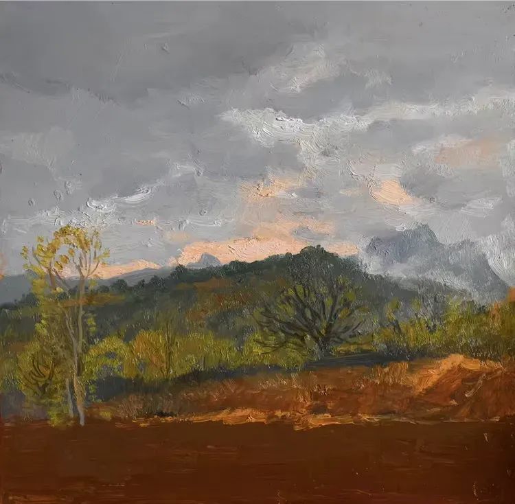 孙立新 | 北京密云山村油画风景写生