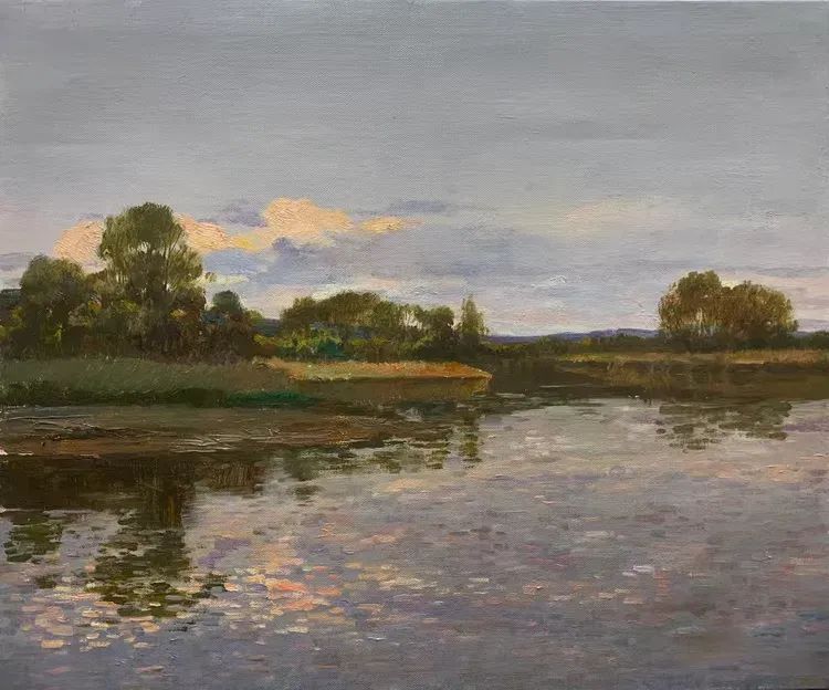 孙立新 | 北京密云山村油画风景写生