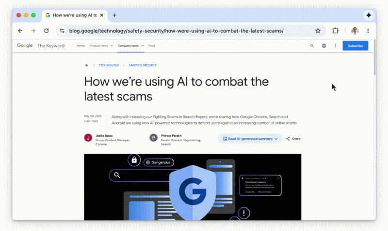 Chrome 迎来大更新，刚刚登顶 App Store 的 AI 可以直接用了