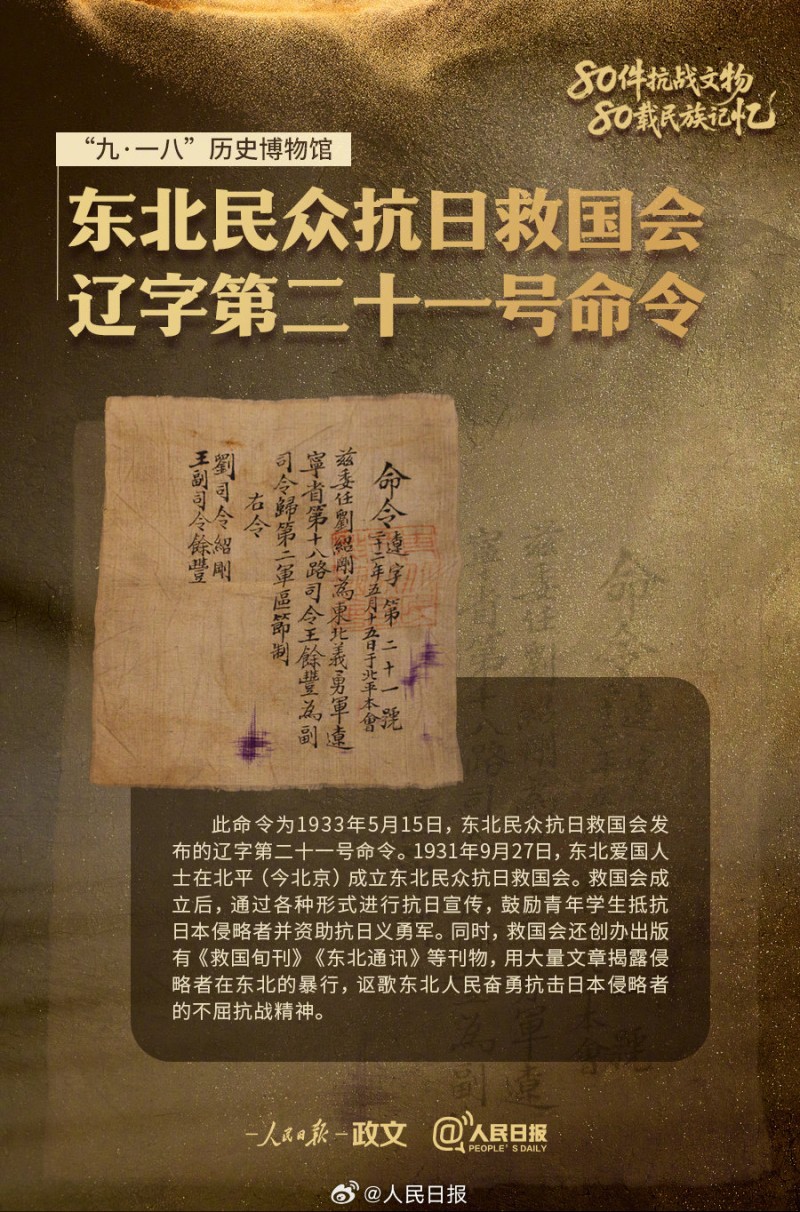 勿忘！9件文物铭记白山黑水间的抗争