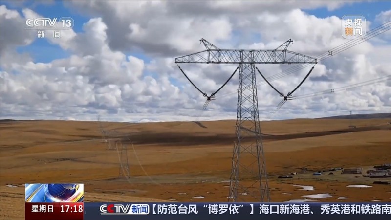 “电力天路”工程进度刷新 投运后青海西藏间输电能力提高一倍