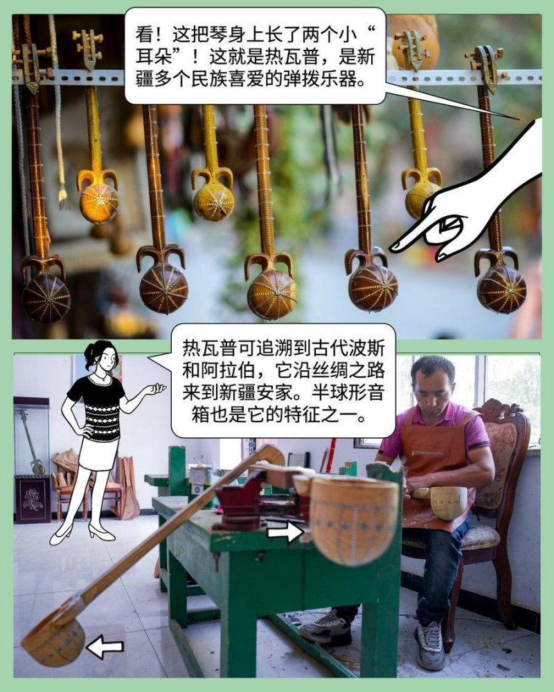 中国印记｜微缩摄影看新疆：乐器篇