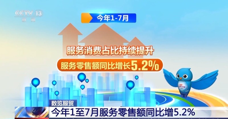 服务消费成为扩大消费重要动力  一组数据带你看
