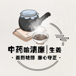 中药喻清廉丨生姜：姜烈祛邪 廉心守正