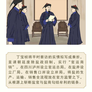 漫画长图 | 贵州廉洁故事：丁宝桢治盐惠川黔