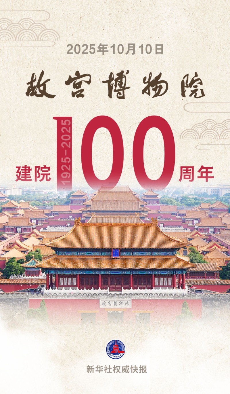 新华鲜报｜百岁故宫博物院，生日快乐！