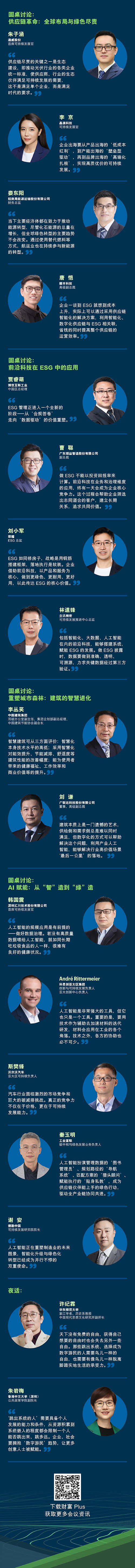 2025年《财富》可持续发展峰会精彩观点荟萃