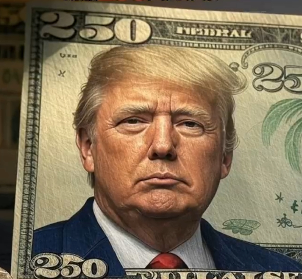 要享受开国元勋待遇 特朗普力推将自己的头像印在新版250美元钞票上
