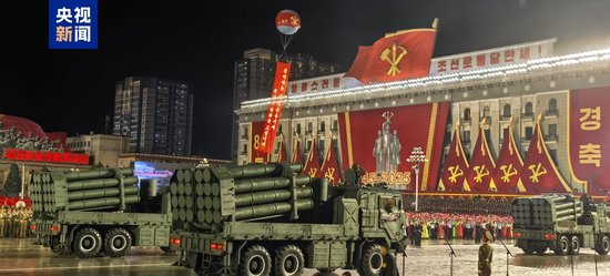 朝鲜举行阅兵式 庆祝朝鲜劳动党成立80周年