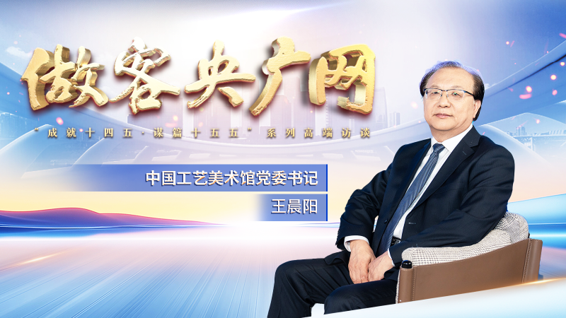 做客央广网  |  中国工艺美术馆党委书记王晨阳：让非遗之韵绽放光彩、让中国之美深入人心