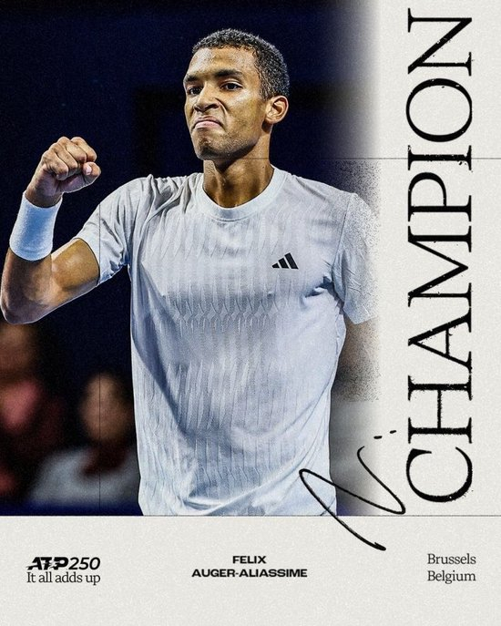 阿利亚西姆2-1击败莱赫奇卡,夺得ATP250布鲁塞尔冠军