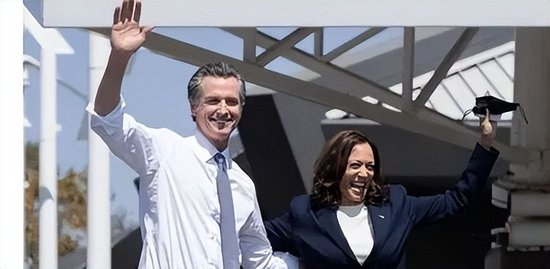 纽森要夺美国总统大位,哈里斯也来了,就问特朗普怎么想?