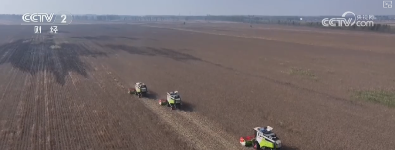 多举措协同全力推进秋收 高科技农机与时间“赛跑”抢收抢种