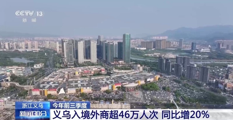 视频丨义乌今年前三季度进出口首次突破6000亿元