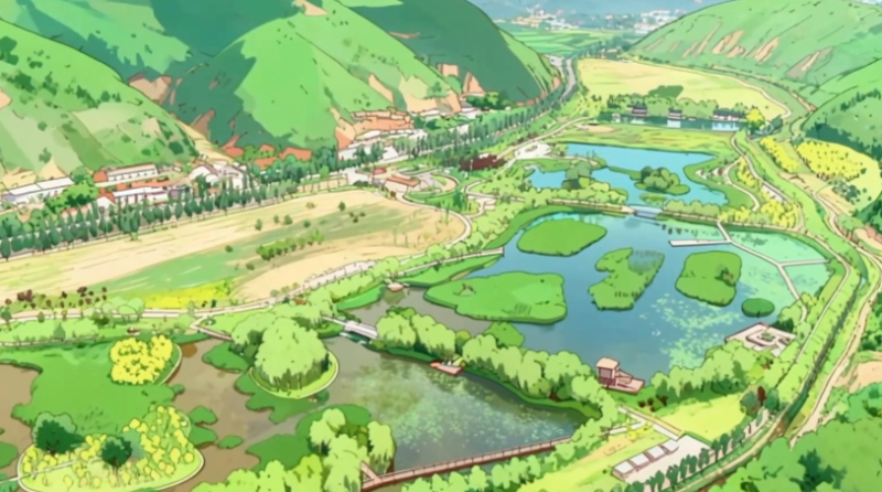 【AI看延安】绿水青山何以就是金山银山