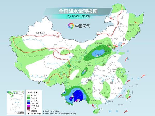 华南台风雨进入核心影响时段 北方气温将明显下降