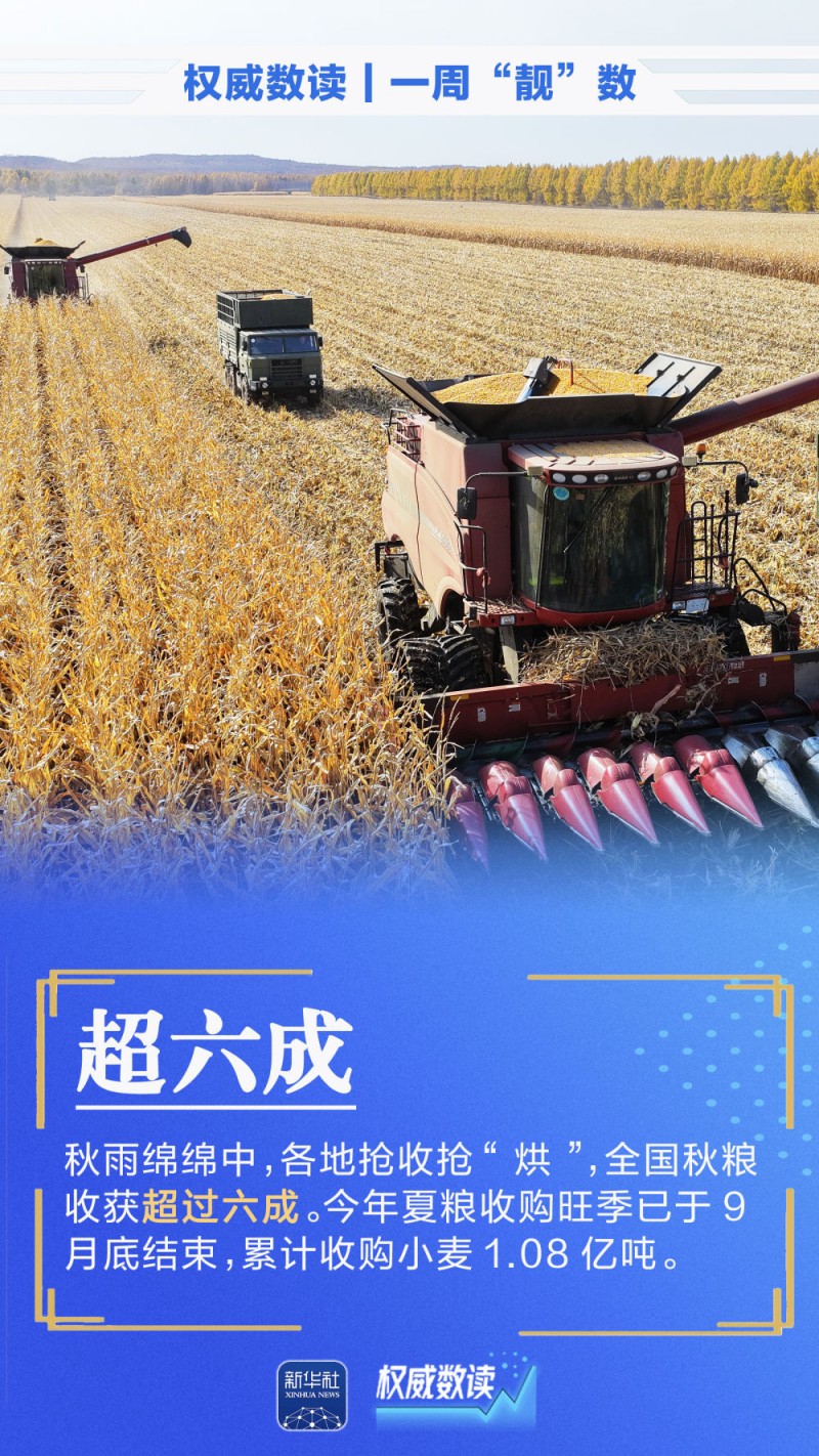 权威数读｜一周“靓”数
