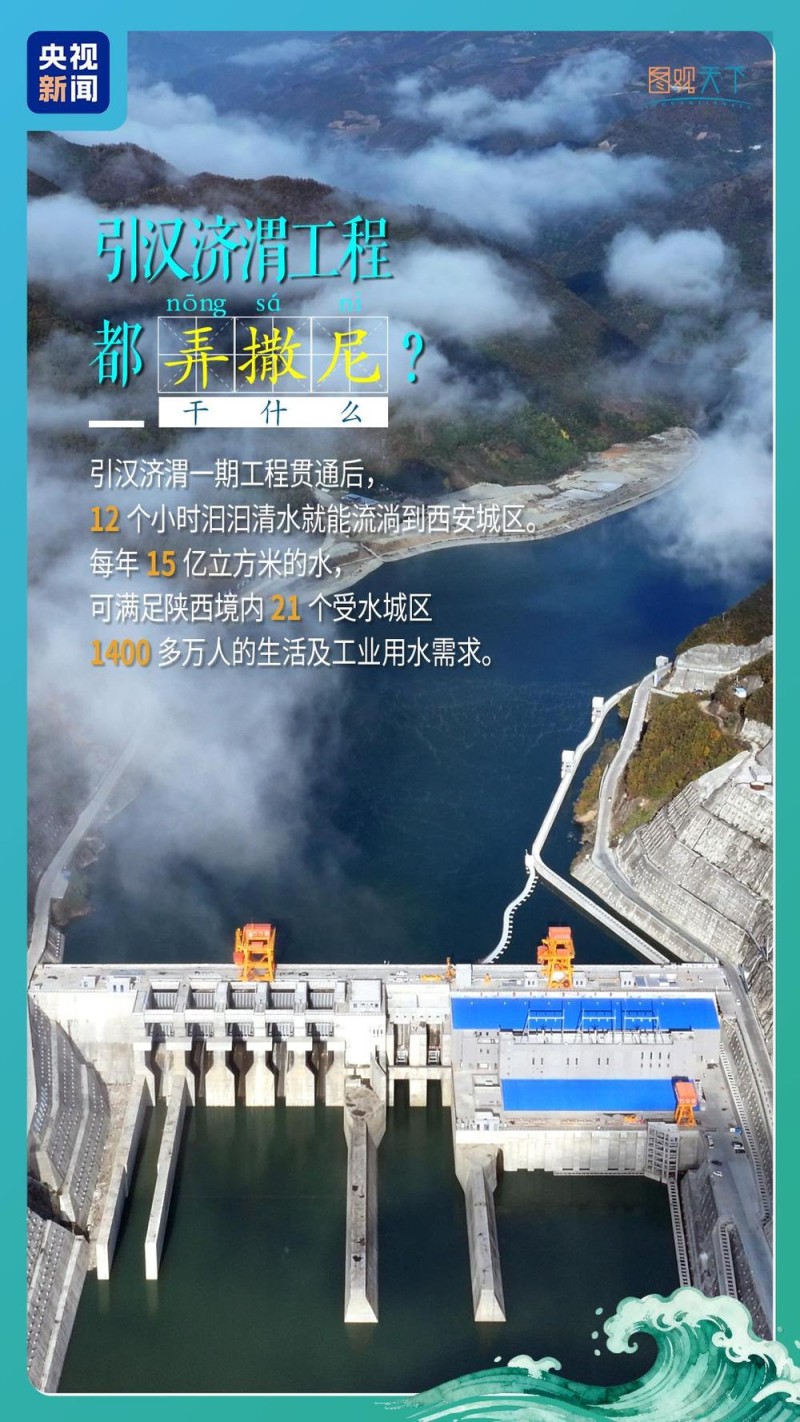 行走江河看中国丨南水穿秦岭,引汉济渭“嘹咋咧”!