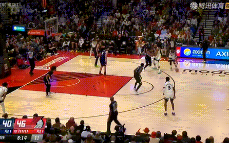 上场5分钟，得2分，1个篮板，杨瀚森体验NBA万事开头难