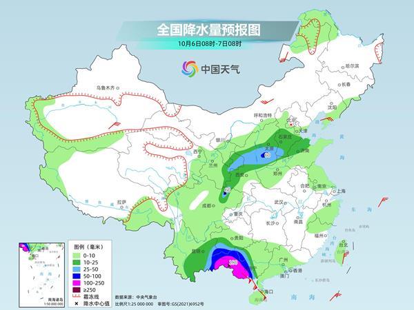 华南台风雨进入核心影响时段 北方气温将明显下降