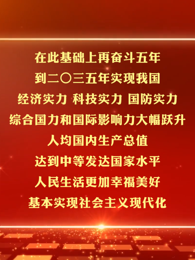 划重点!四中全会提出“十五五”经济社会发展主要目标