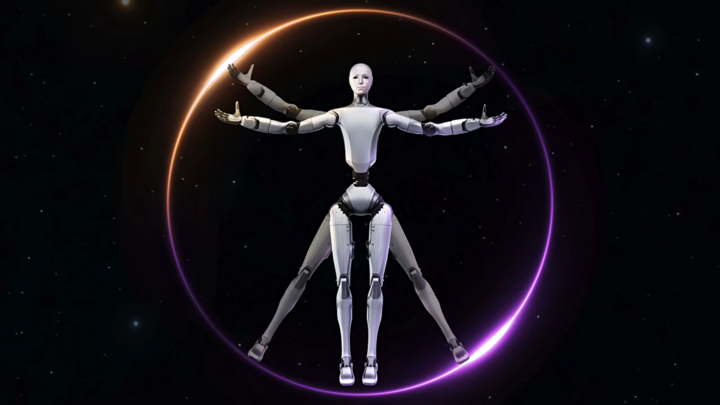 刚刚,宇树发布180cm仿生人形机器人!会跳芭蕾能打功夫,撞脸经典科幻片