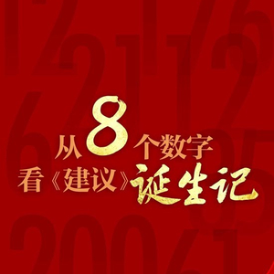 创意海报｜从8个数字看《建议》诞生记