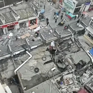 兰州商铺闪爆致1死1伤，商铺后方是居民楼，附近商户：有店铺房顶被炸塌