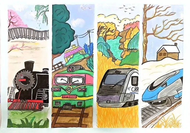 我的铁路风景|爷爷的绿皮火车与我的“白色飞龙”