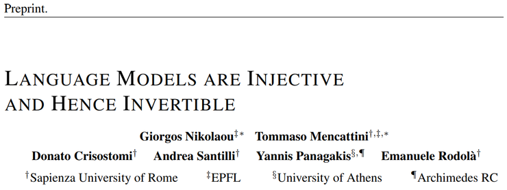 最具争议性研究：大模型中间层输出可 100% 反推原始输入
