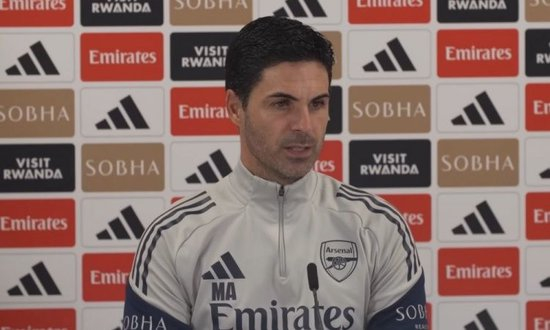 塔帅:马丁内利仍然缺席 希望哈弗茨厄德高等人北伦敦德比复出