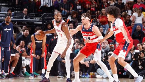 火箭三人20+轻取奇才！KD23+5 谢泼德11中8砍21分 萨尔25+11