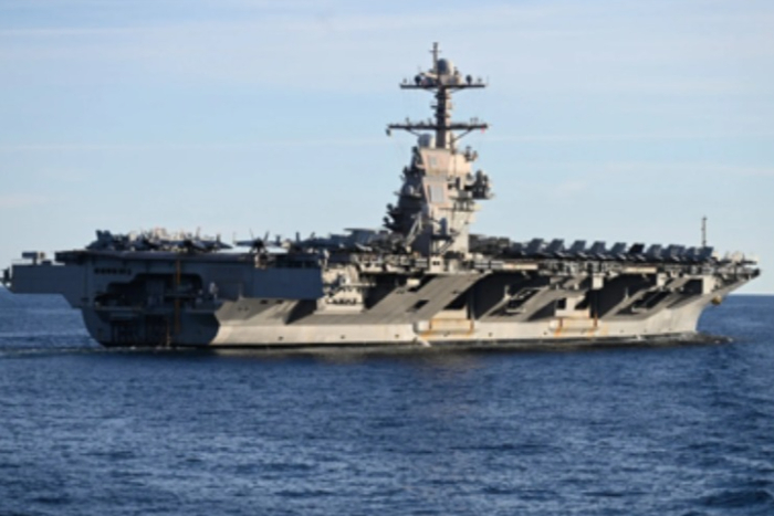 美“福特”号航母打击群进入加勒比海