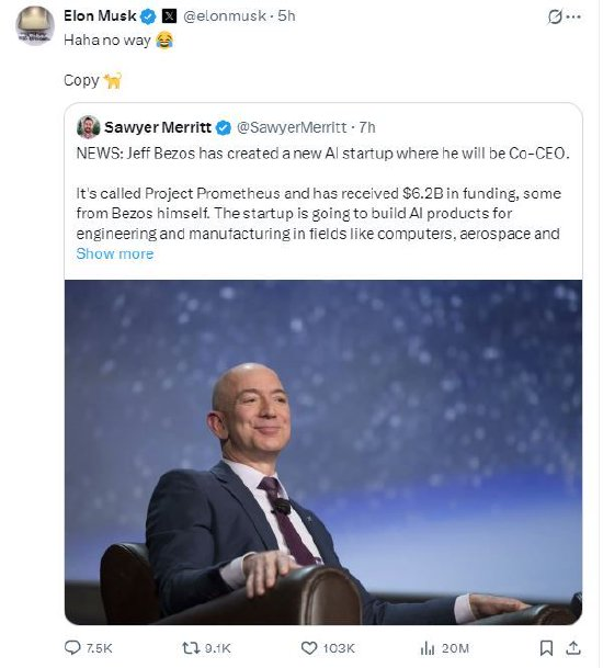 被Figure CEO质疑量产视频造假,优必选:他们应多来中国看看;胖东来补偿受委屈员工35.9万元;贝索斯复出搞AI被嘲“跟屁虫”