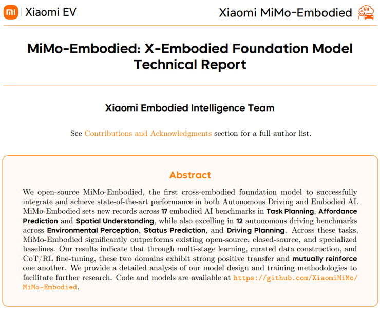 小米陈龙团队首作：统一具身与自动驾驶的开源模型