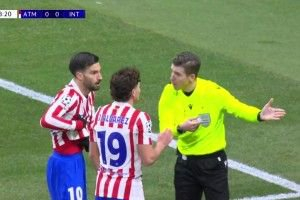 欧冠四连胜终结！国米1-2马竞 吉梅内斯补时绝杀阿尔瓦雷斯破门