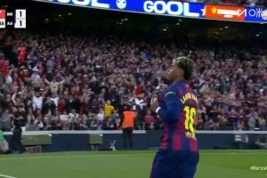 先赛登顶！巴萨3-1阿拉维斯联赛4连胜 亚马尔传射+中柱奥尔莫双响