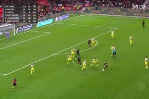 德甲-多特2-1客胜勒沃库森升至第三 安塞尔米诺、阿德耶米破门