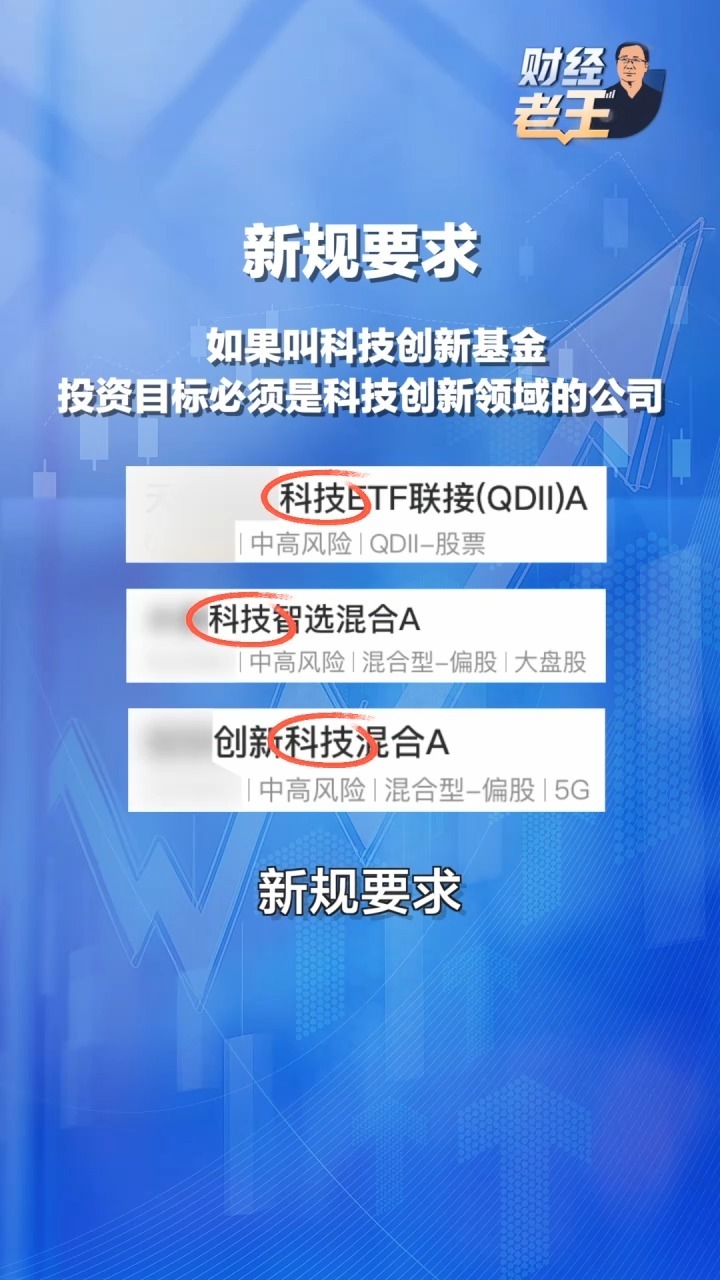 财经老王丨利好基民!基金出新规专治不规范