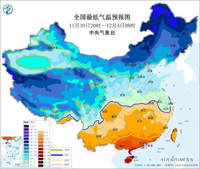 寒潮蓝色预警！华北东北等地局地降温将达16℃左右