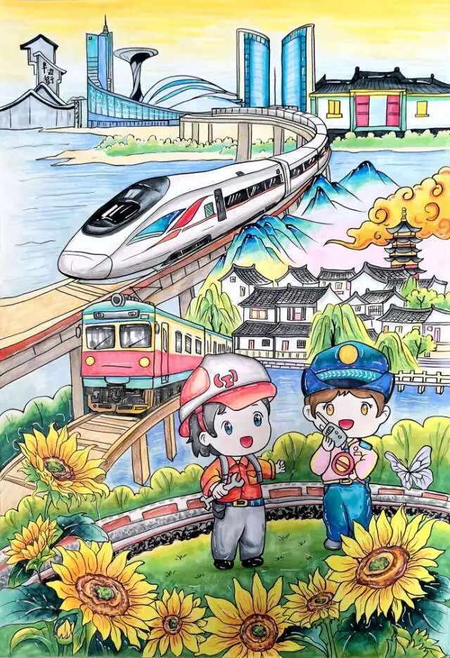 我的铁路风景|爷爷的绿皮火车与我的“白色飞龙”